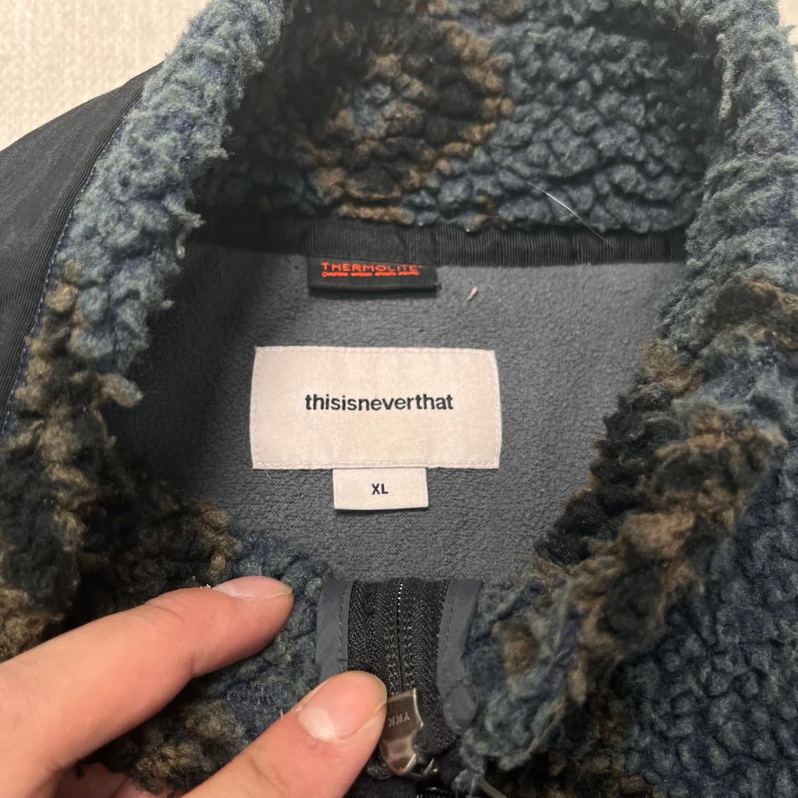 105 디스이즈네버댓 양털 플리스 자켓 상품이미지3