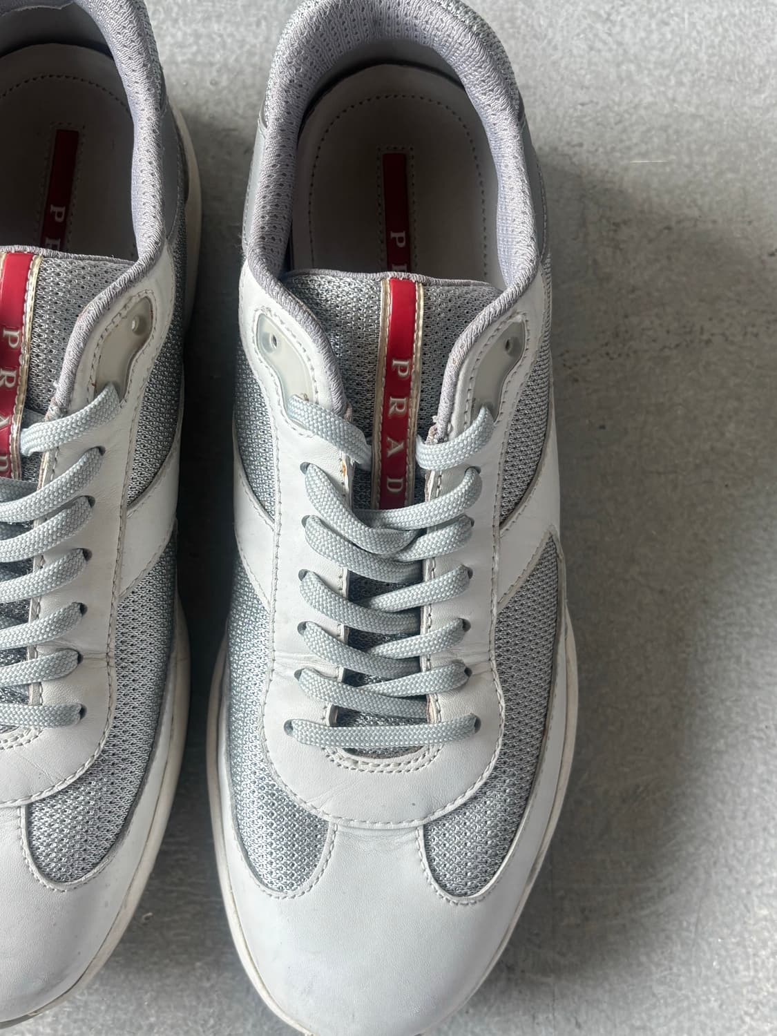 프라다 스포츠 아메리카컵 og 화이트 실버  상품이미지5