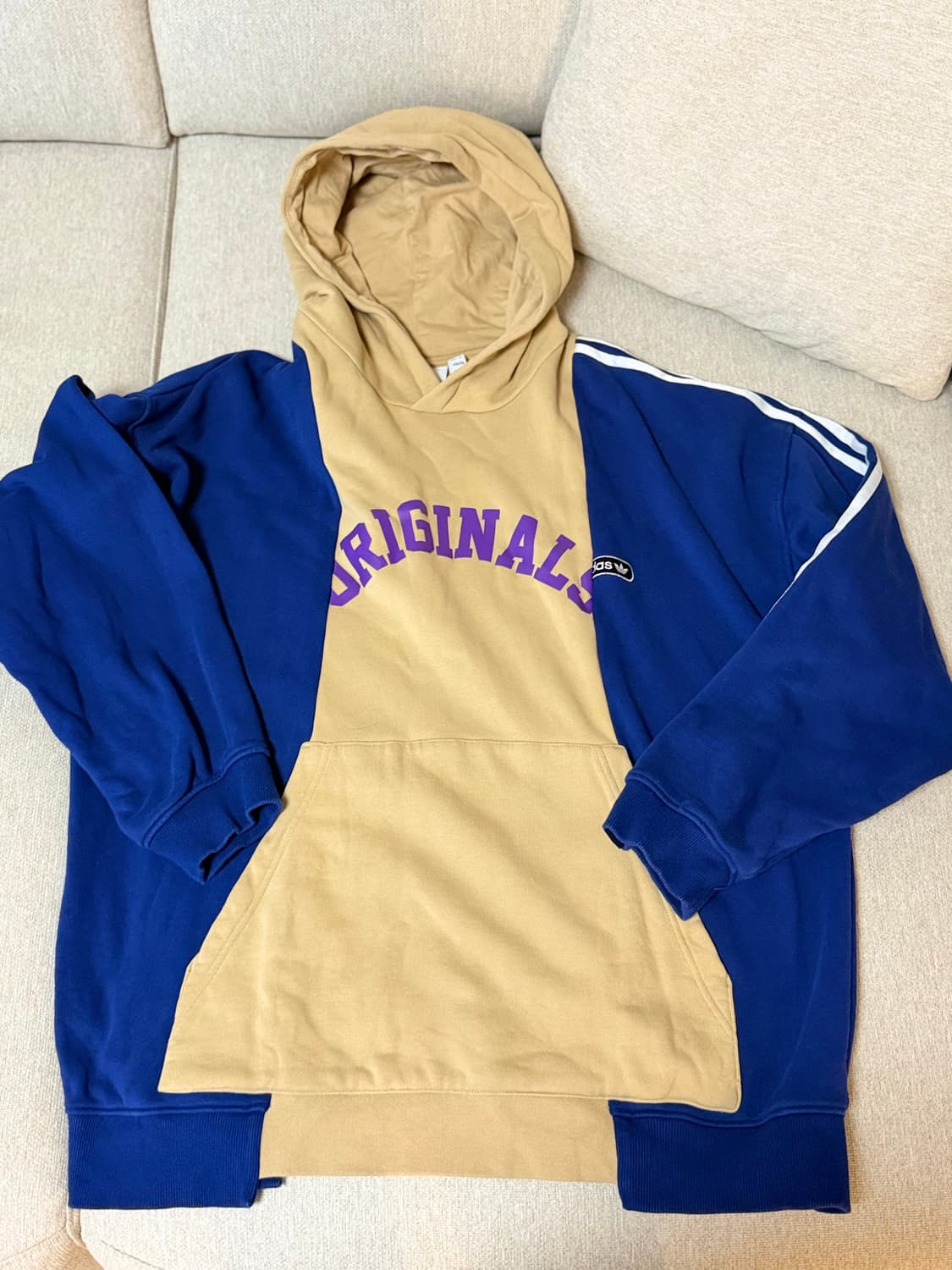 아디다스 모던레트로 후디 HC0376 2XL (실착 3회) 상품이미지1