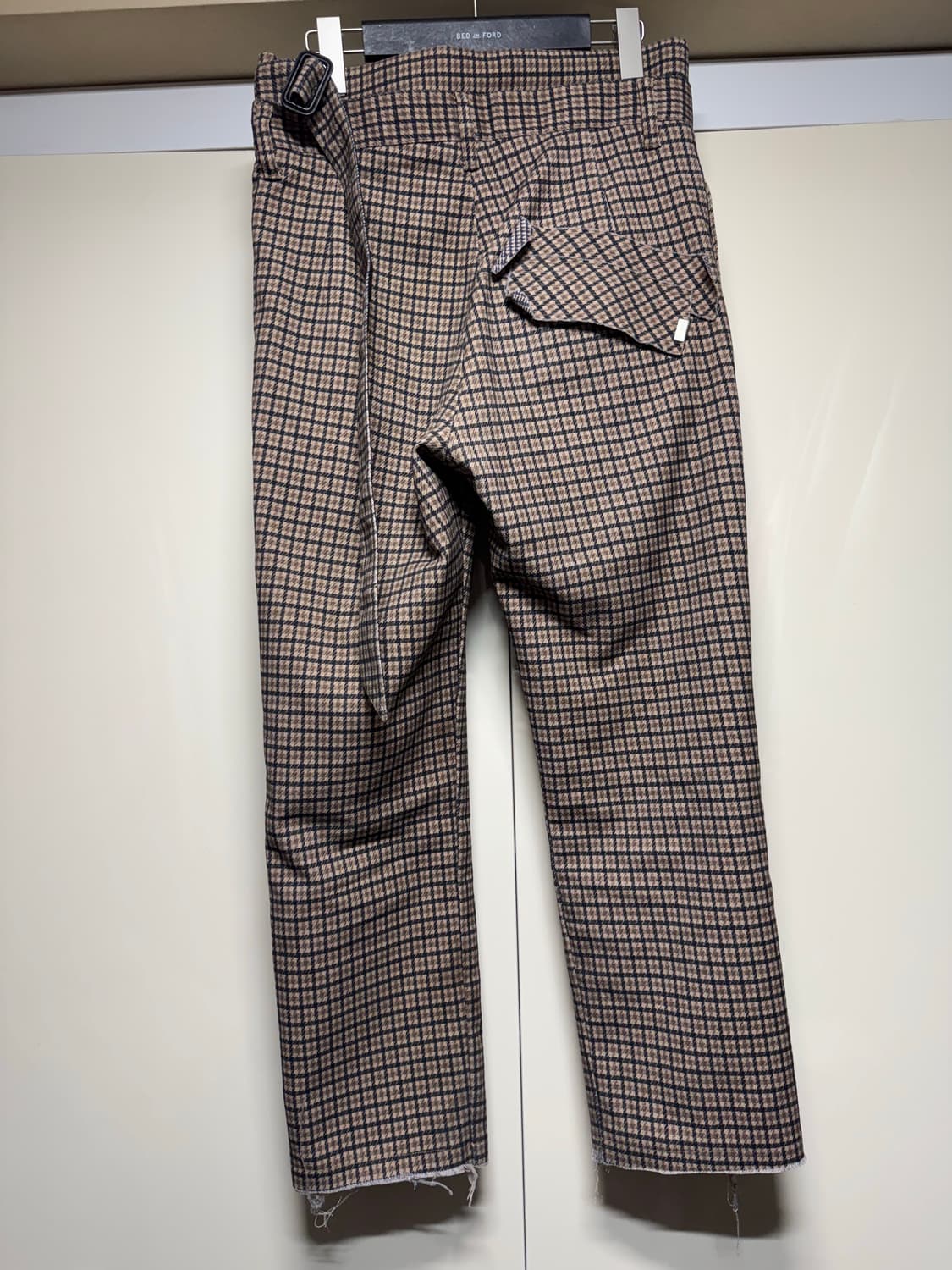 Bed J W Ford 더블 웨이스트 팬츠 상품이미지5