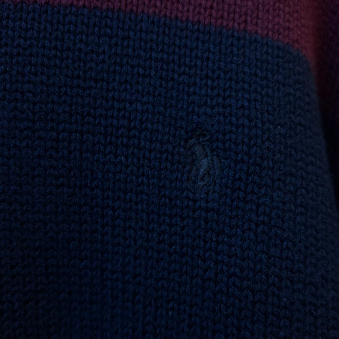 90s Made in Japan 빈티지 폴로랄프로렌 스트라이프 니트 상품이미지4