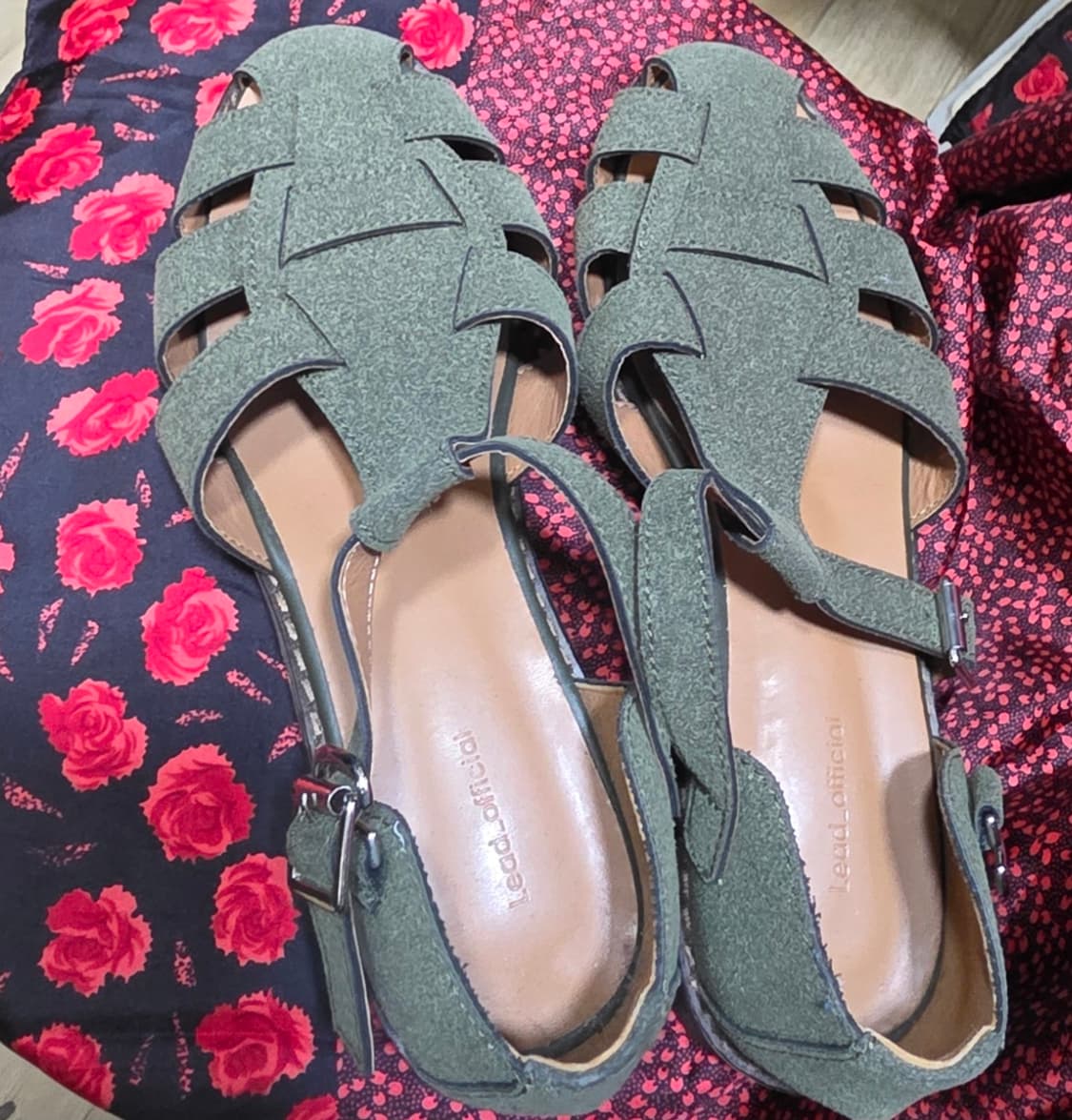 카키여름단화매쉬샌들 상품이미지3