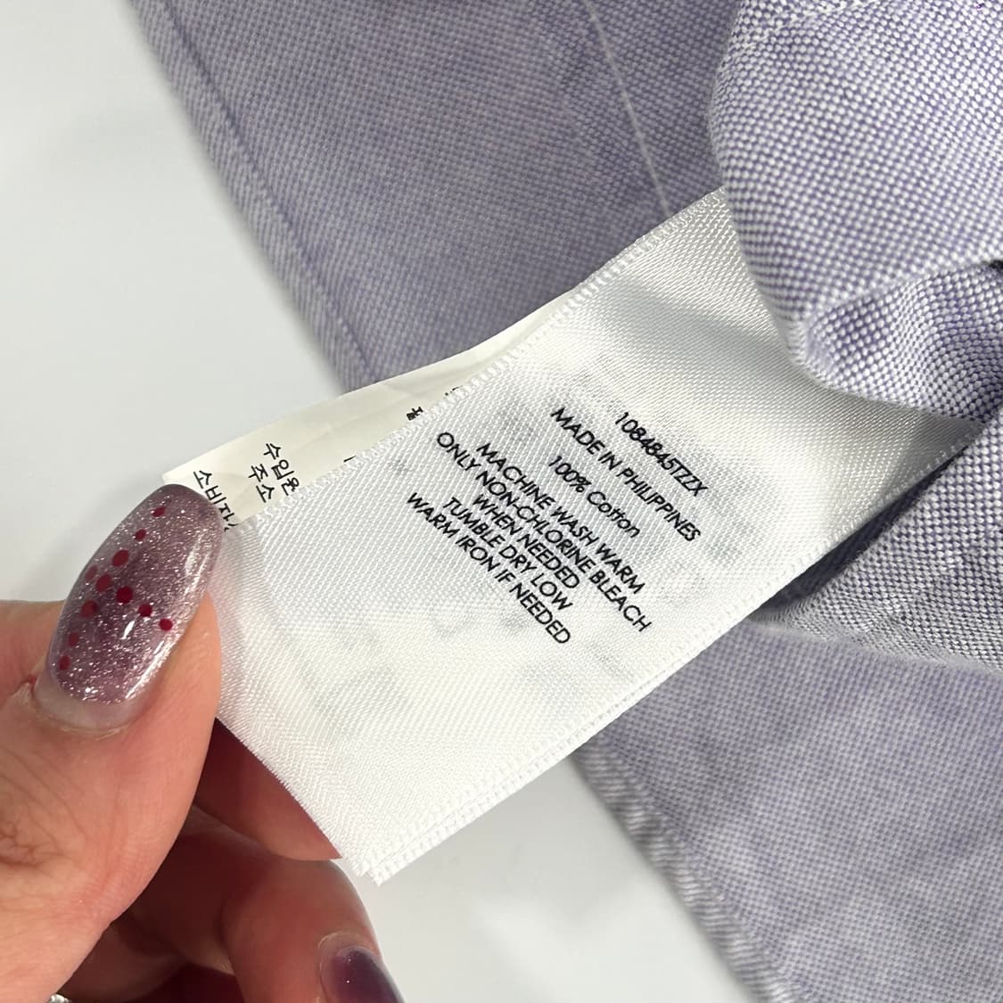 Polo 폴로 데드스탁 멀티포니 연보라 셔츠 상품이미지6