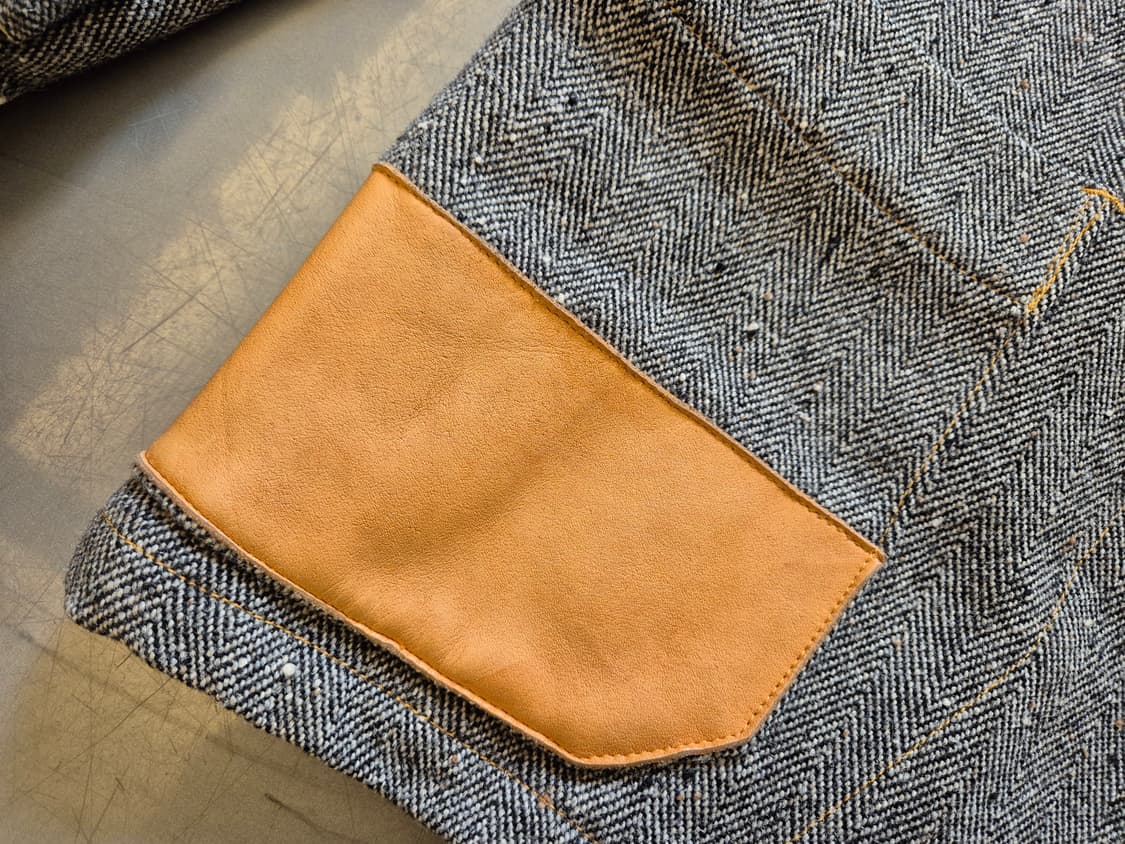 아나크로놈 헤링본 울 자켓 상품이미지5