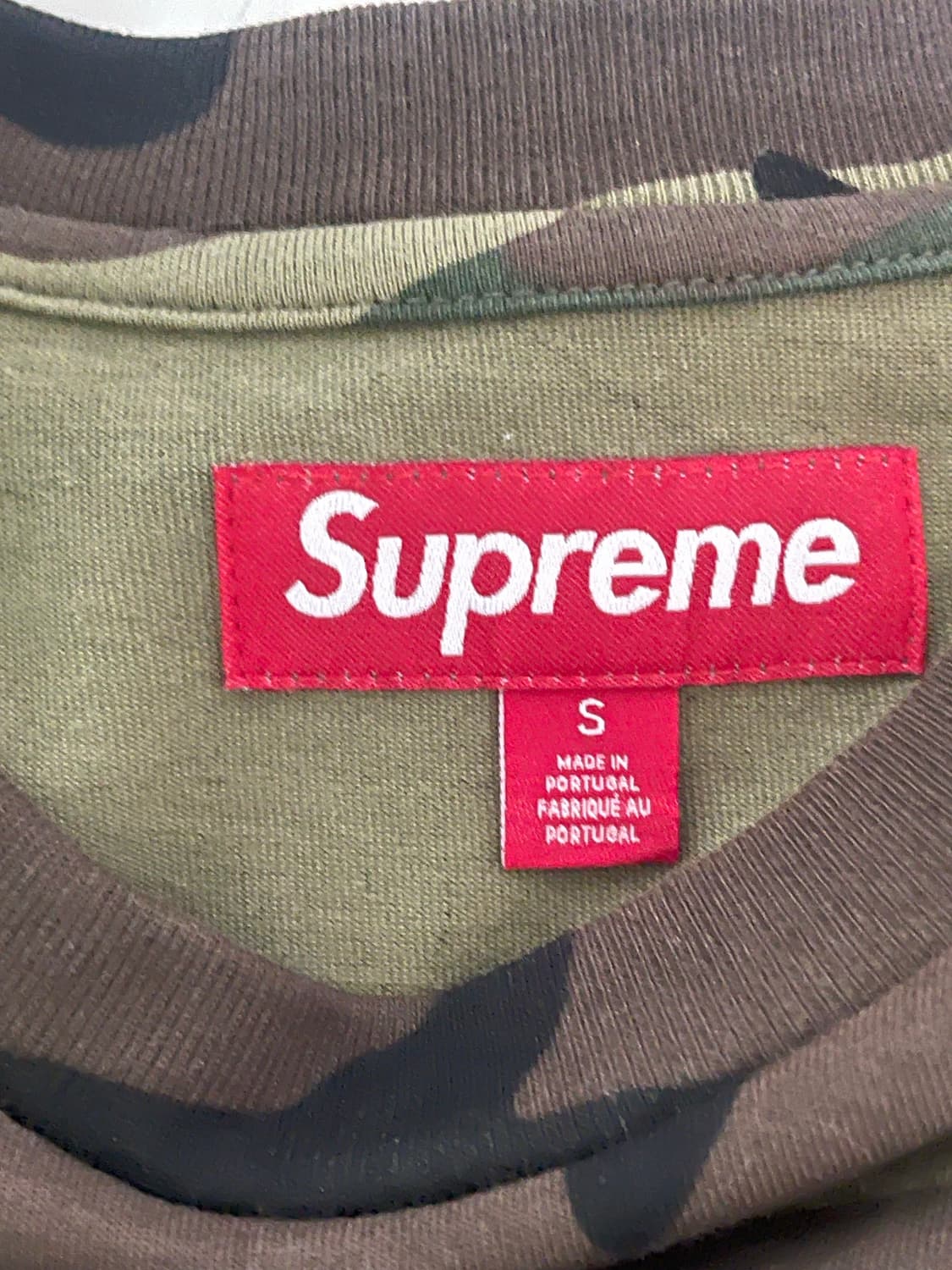 슈프림 스몰 박스 티셔츠 우드랜드 카모 - 25SS 상품이미지3