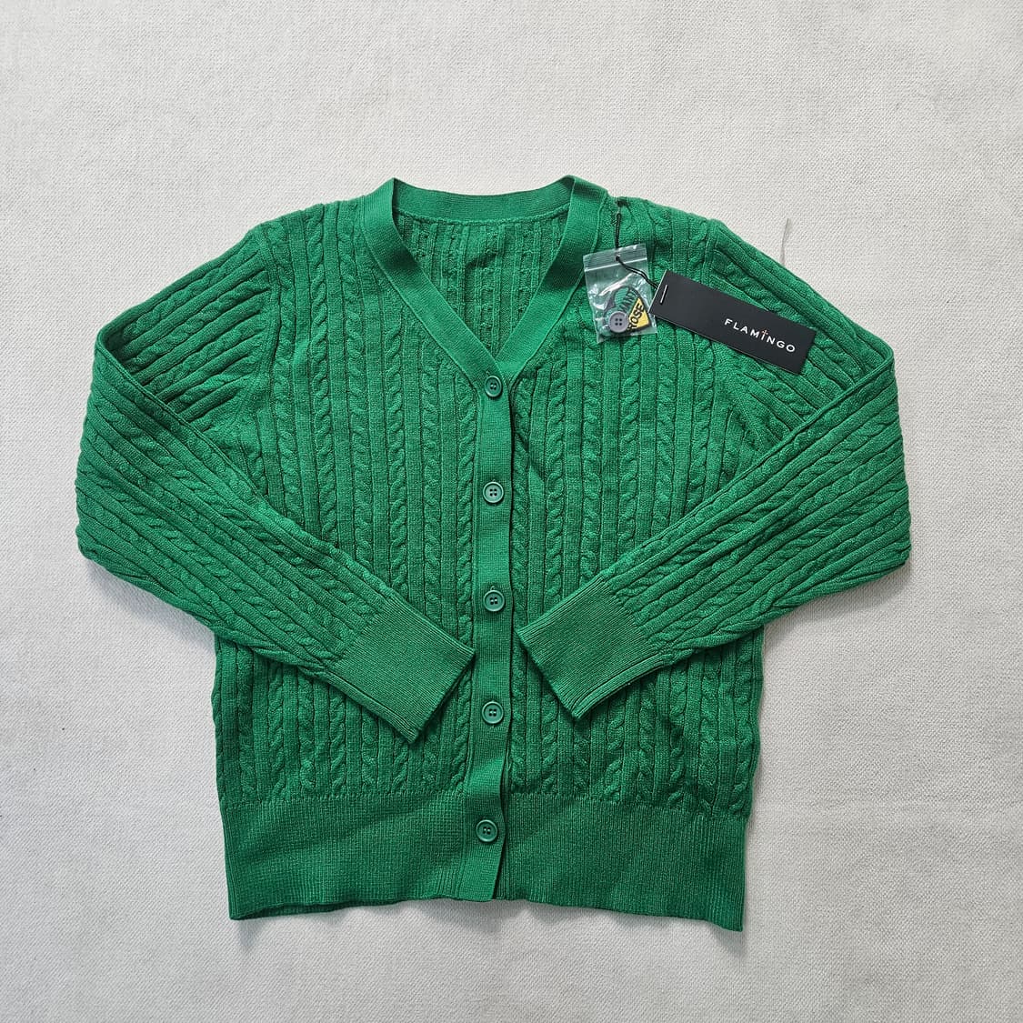 55 새상품 후라밍고 니트 가디건 0310Y 상품이미지1