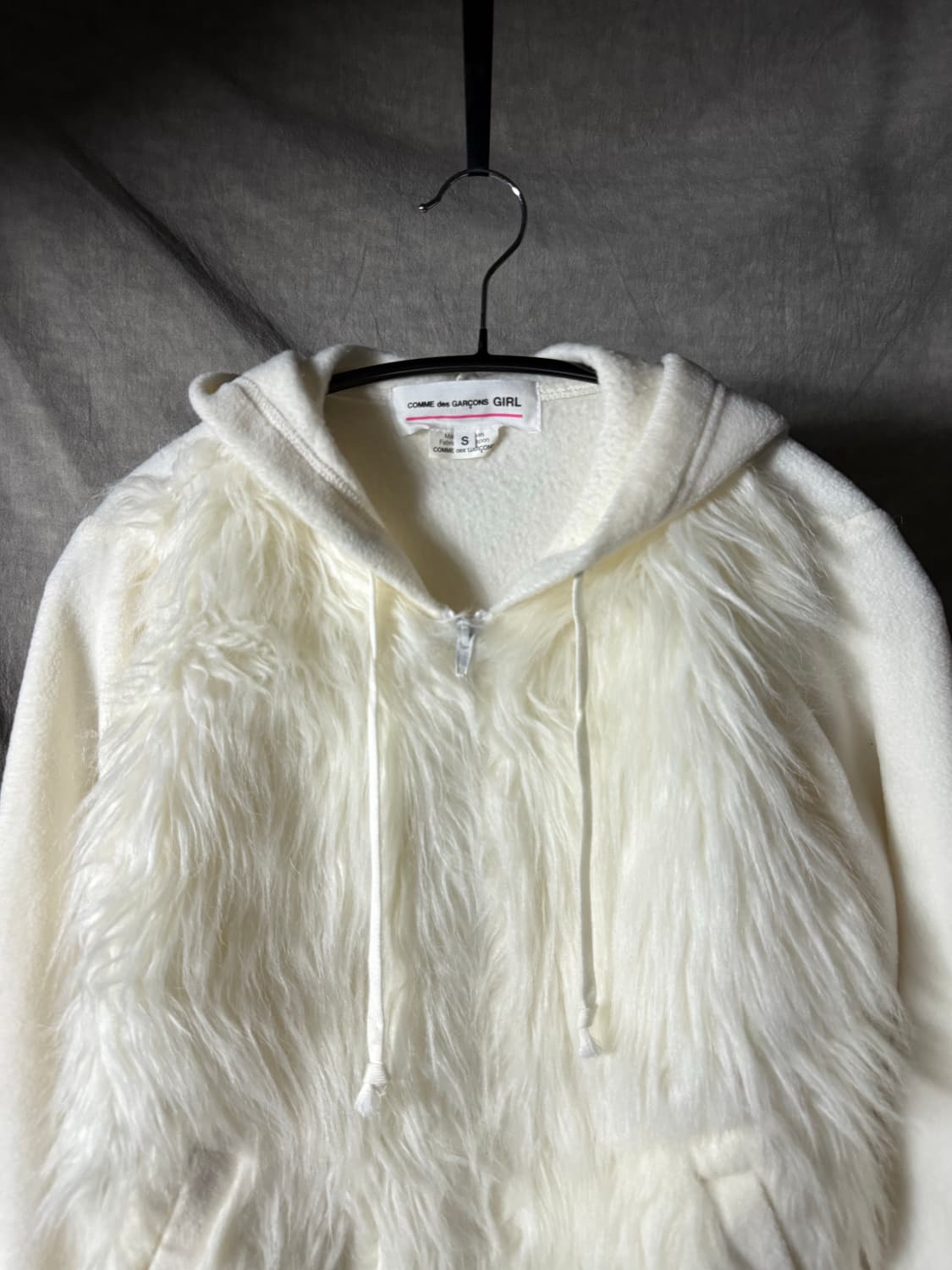 COMME des GARÇONS GIRL Fur Hoodie  Zip  상품이미지3
