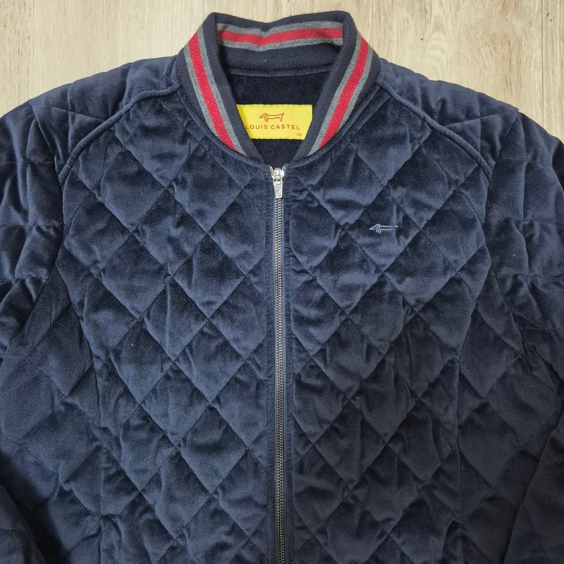 루이까스텔 남성 골프 모직 퀄팅자켓 상품이미지2