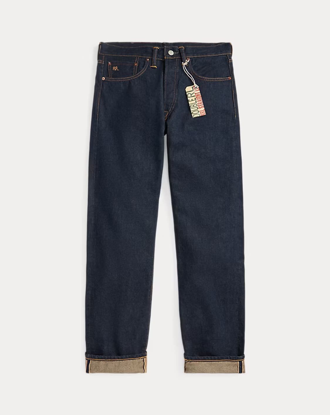 RRL 스트레이트핏 원스 워시 셀비지진 33x32 상품이미지1