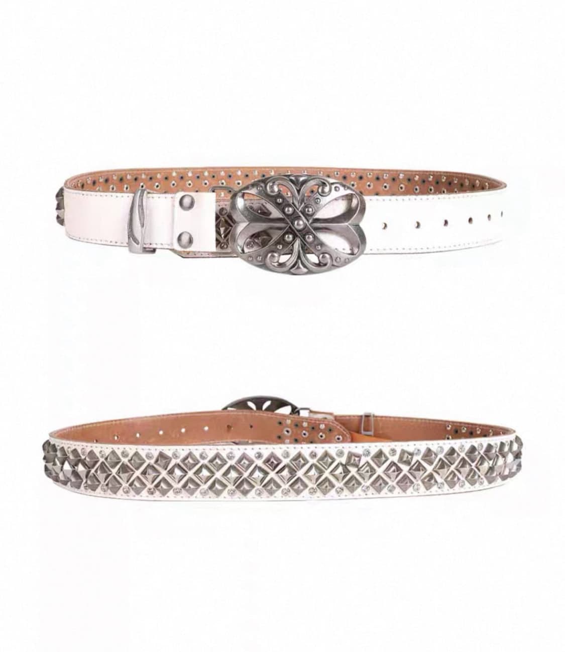 Retro Punk Cowhide Belt 상품이미지1