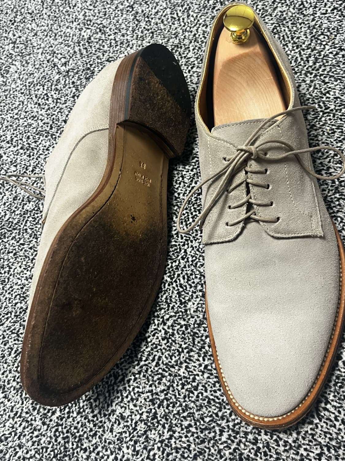 브룩스브라더스 탄 스웨이드 더비 US8.5 상품이미지7