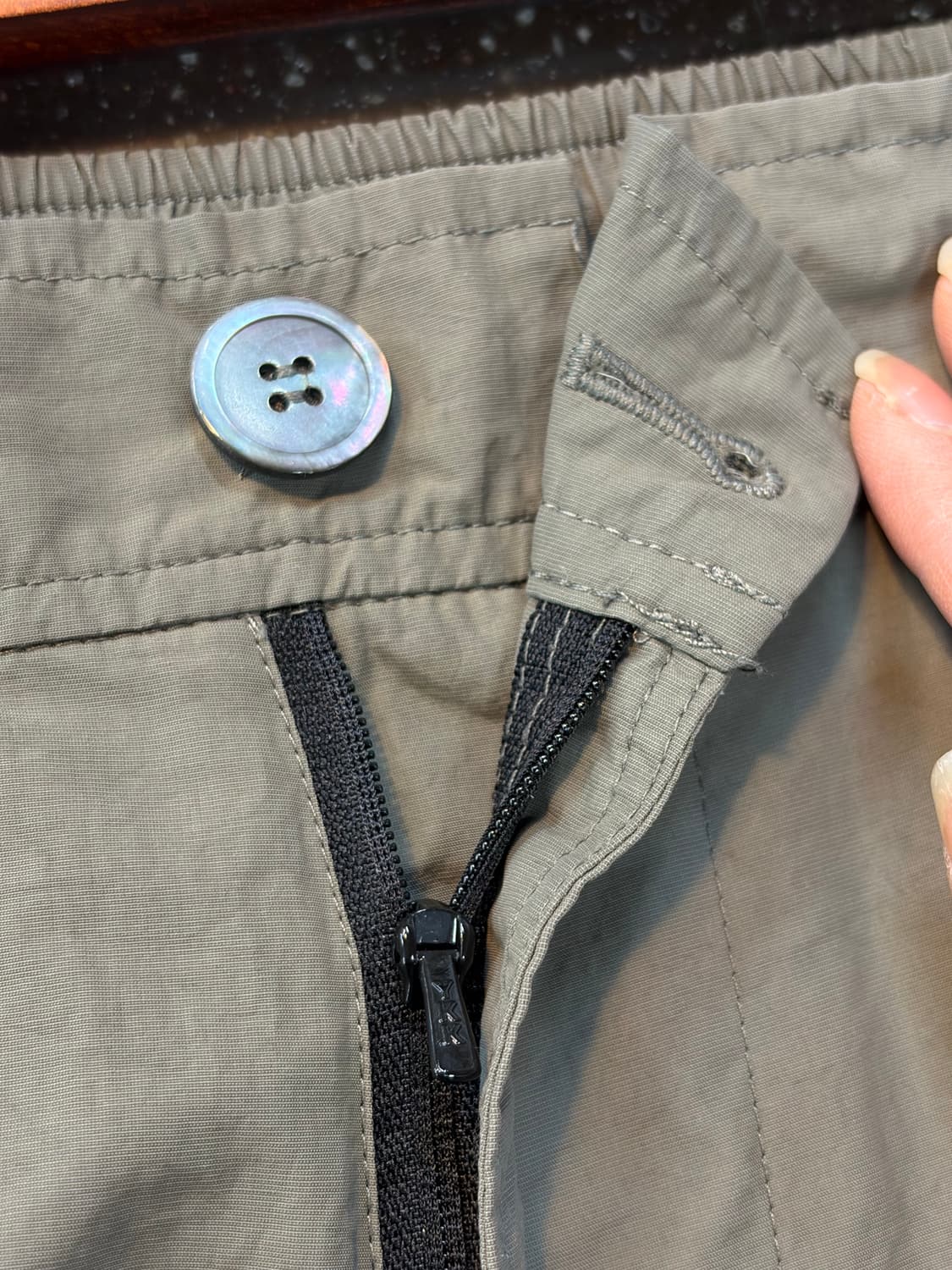 폴리테루 나일론 카고 팬츠 세이지 [1] 상품이미지2