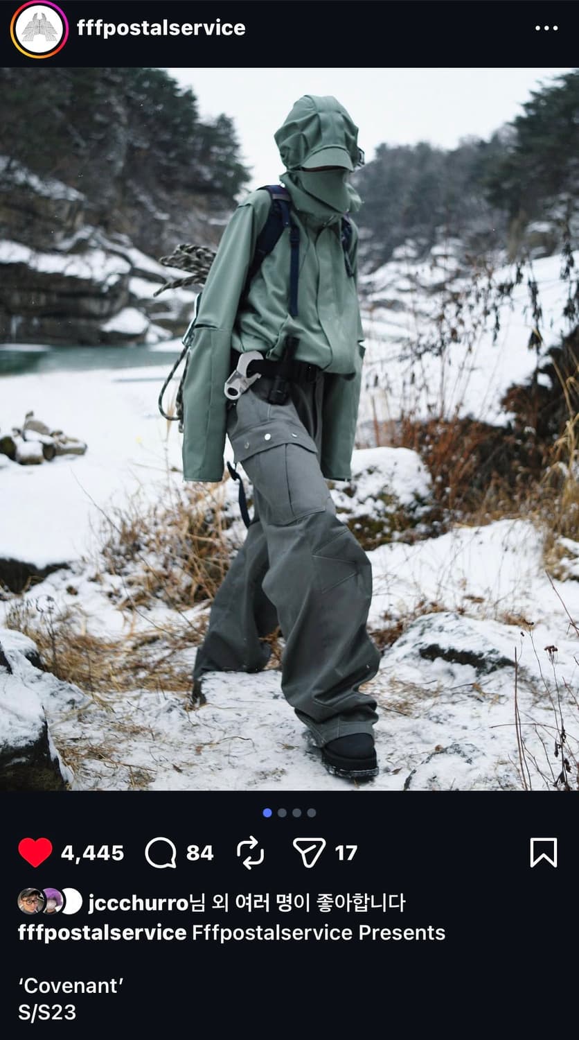 FFFPOSTALSERVICE  후디드 봄버 (도쿄크린)  3사이즈 상품이미지2