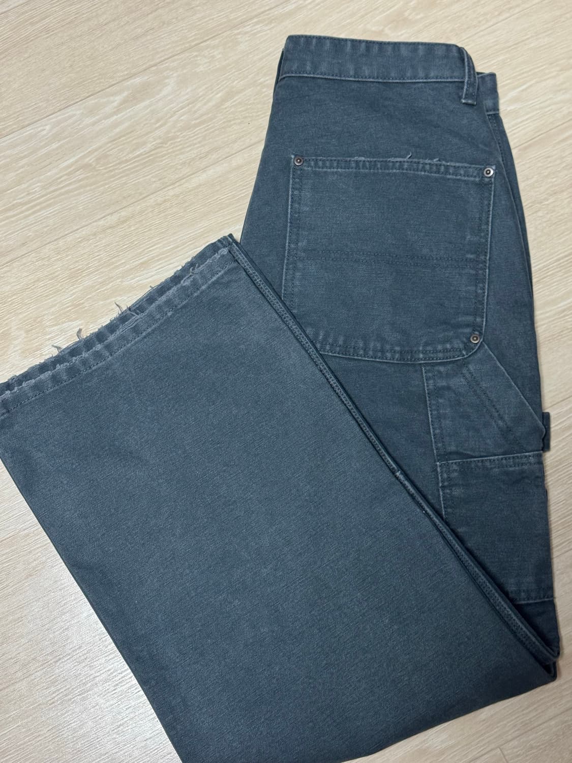 더긱스 더블니 덕 워크 팬츠 네이비 상품이미지3