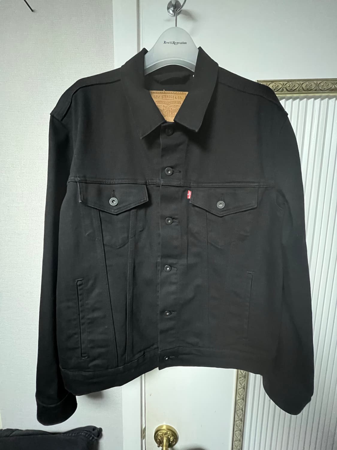 리바이스 프리미엄 데님 트러커 자켓 블랙 M 상품이미지1