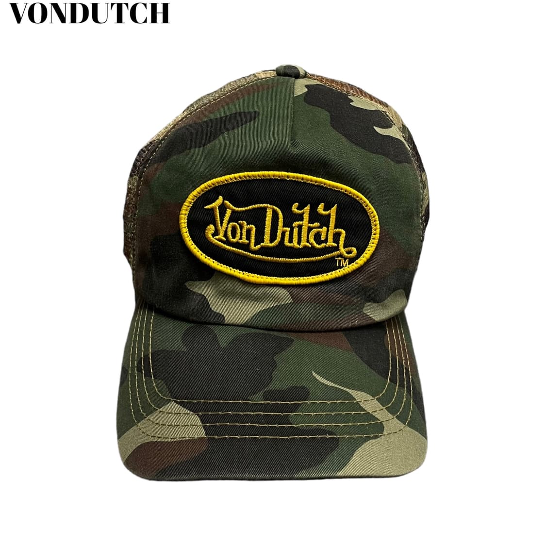Vondutch Camo Mesh Ball Cap 상품이미지2