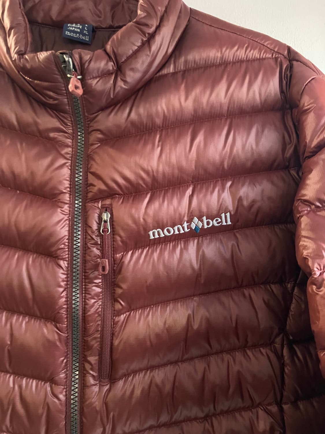 몽벨 경량 패딩 XL 다크 헤나 상품이미지2