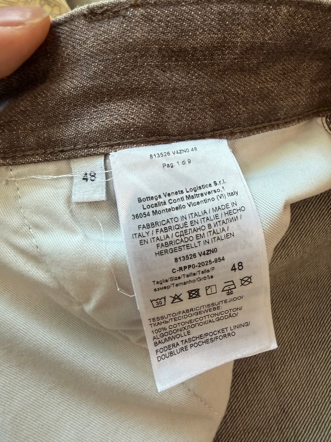 [48] 보테가베네타 데님 6포켓 카고 상품이미지5