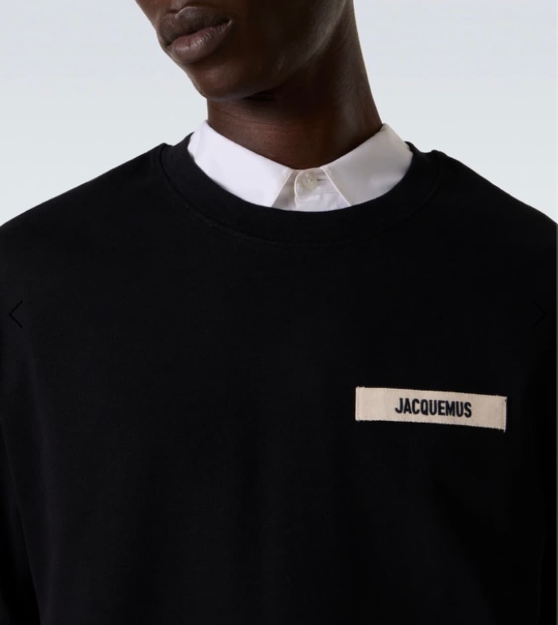 자크뮈스 Le T-Shirt Gros Grain 블랙 XL / 오버핏 상품이미지3