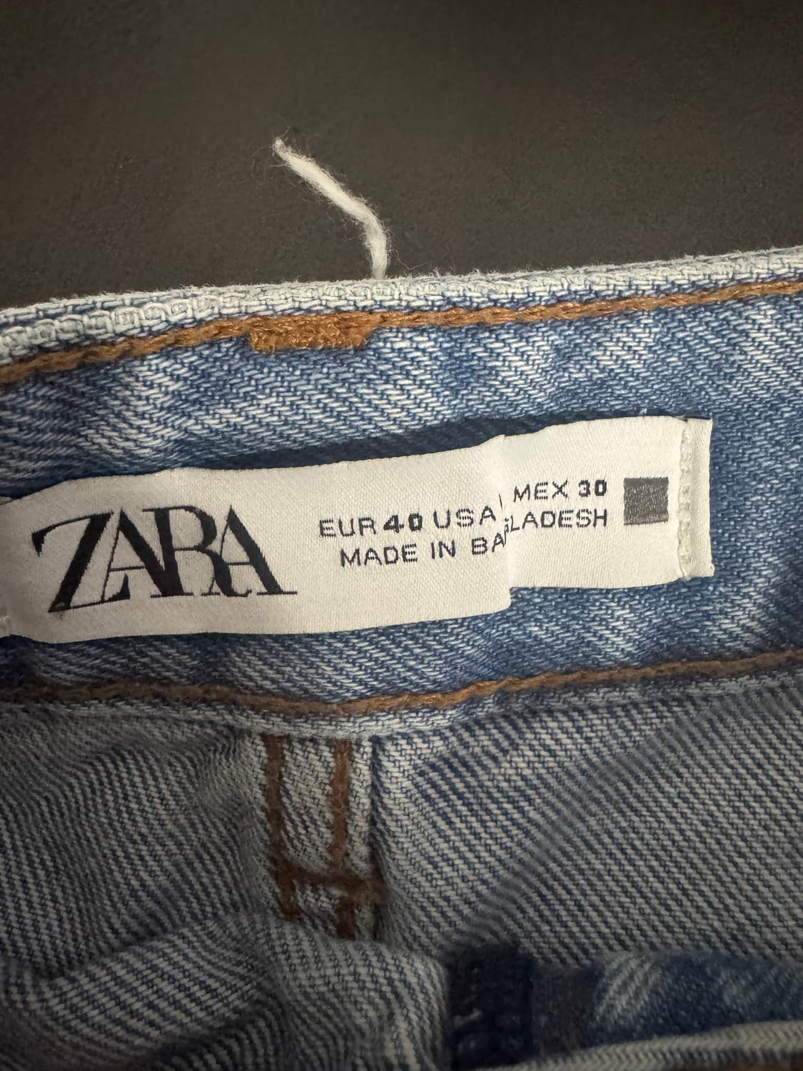 여성 자라 ZARA 하이웨스트 데님 숏팬츠 31.4인치 상품이미지3