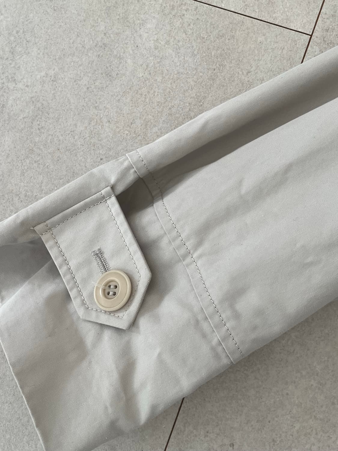 톰보이 코튼 트렌치 코트 free 상품이미지3