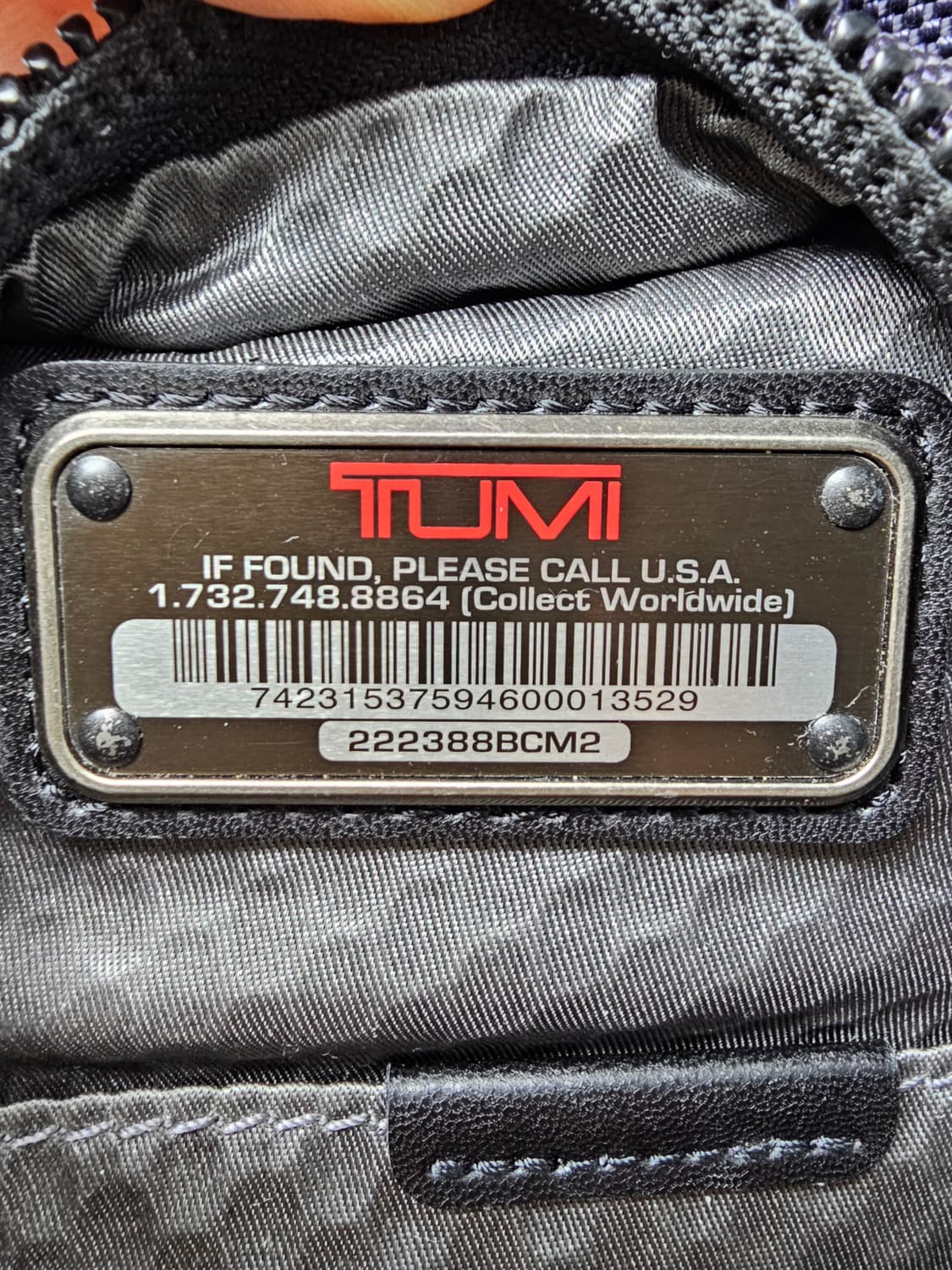 정품 투미 TUMI 롤탑 백팩 블루 카모 상품이미지8