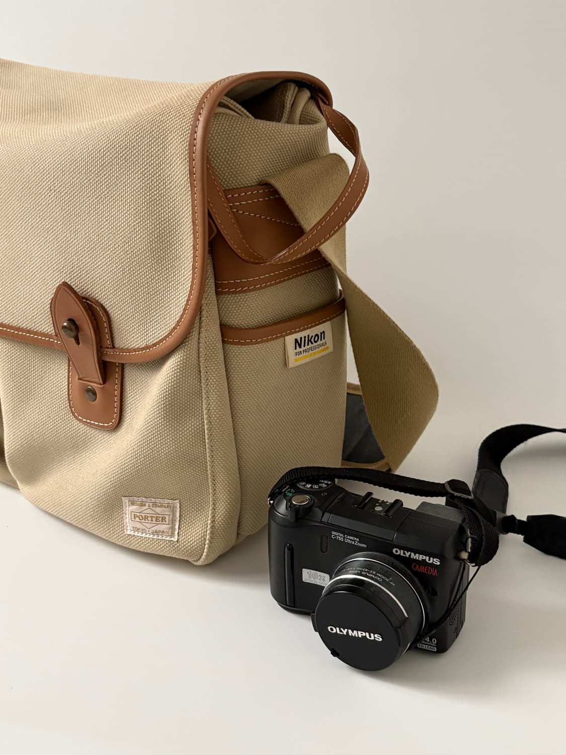 x NIKON - Canvas Camera Shoulder Bag 상품이미지10