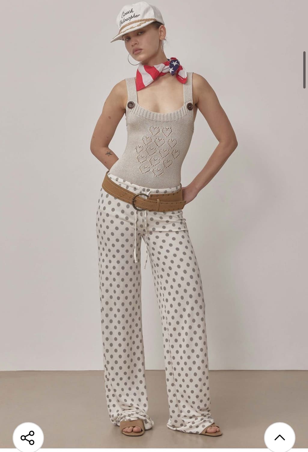 스컬프터 summer to go pants dotted 도트 팬츠 상품이미지2