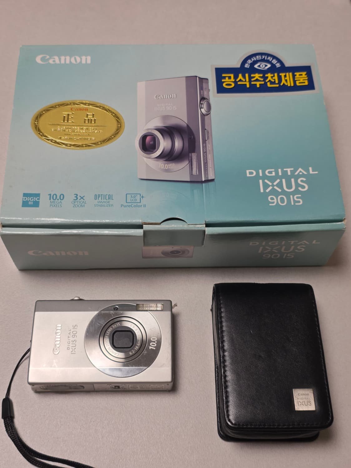작례⭕)캐논 익서스 90 is 디카 Canon IXUS 90 IS 풀박스 상품이미지1