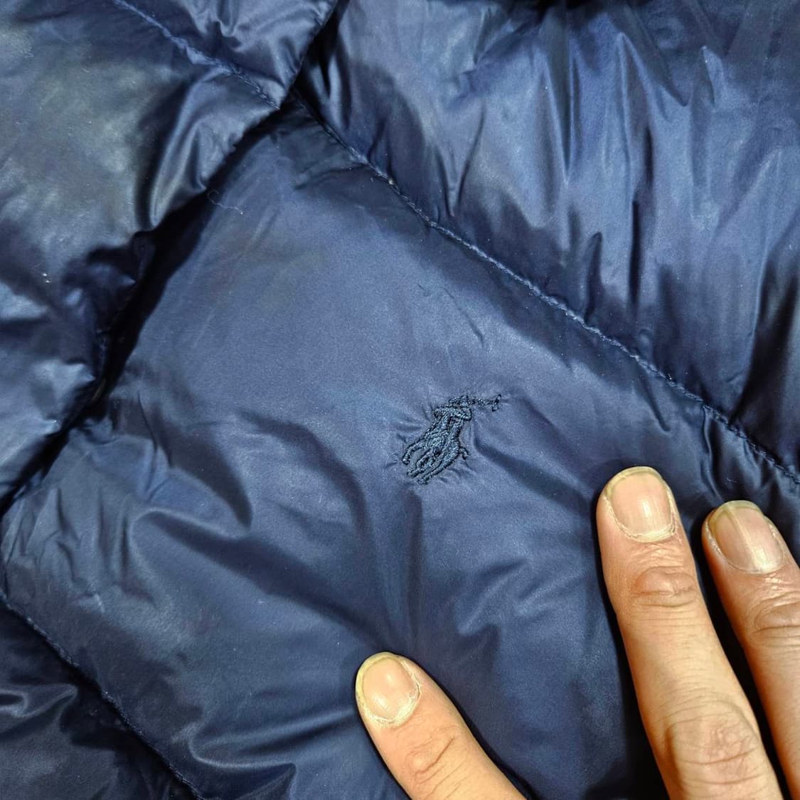 폴로랄프로렌 덕다운 후드 롱패딩 주니어 L size( 상품이미지3