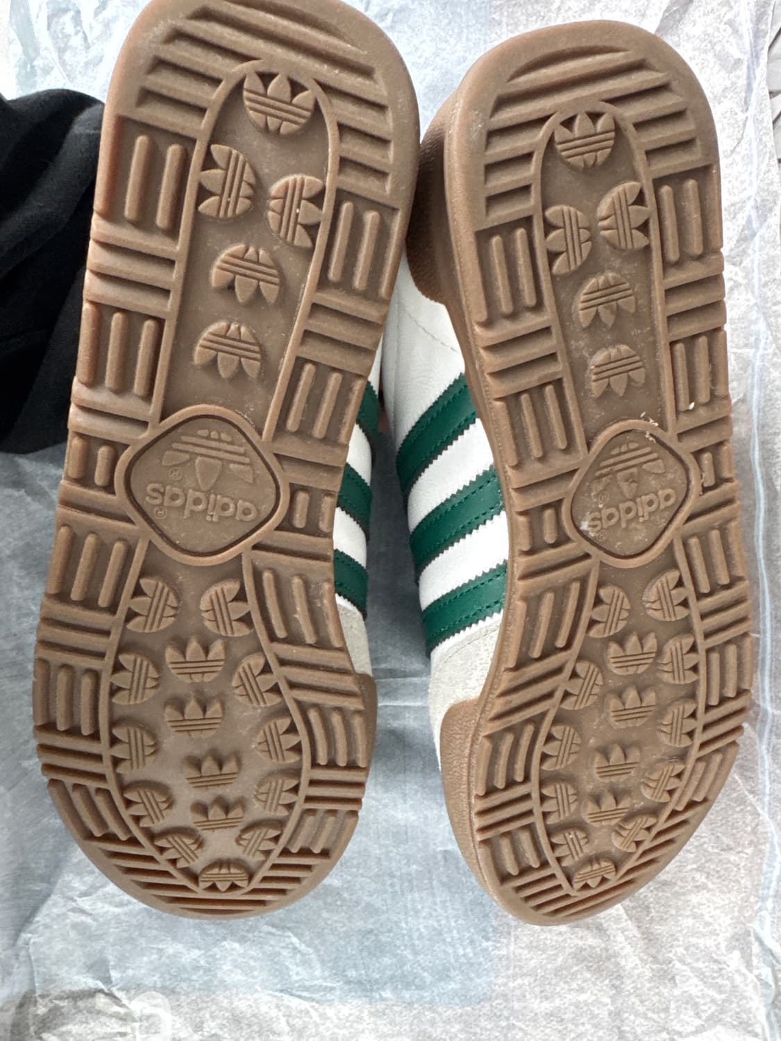 (240)아디다스 JEANS 스니커즈 흰/녹 상품이미지5