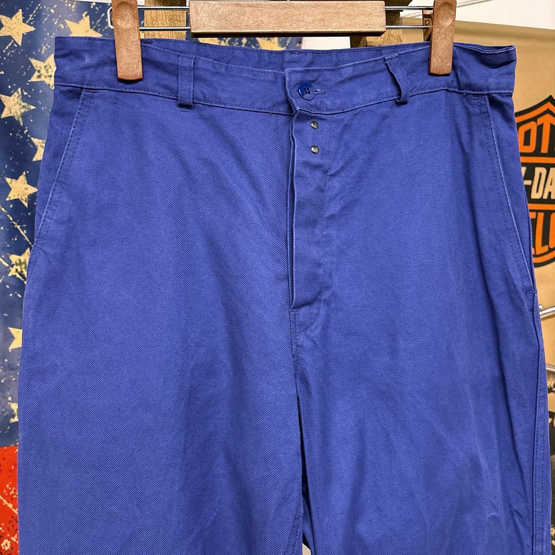 80s 오리지널 프렌치 워크팬츠 코튼트윌 프렌치 플라이 N677 상품이미지3