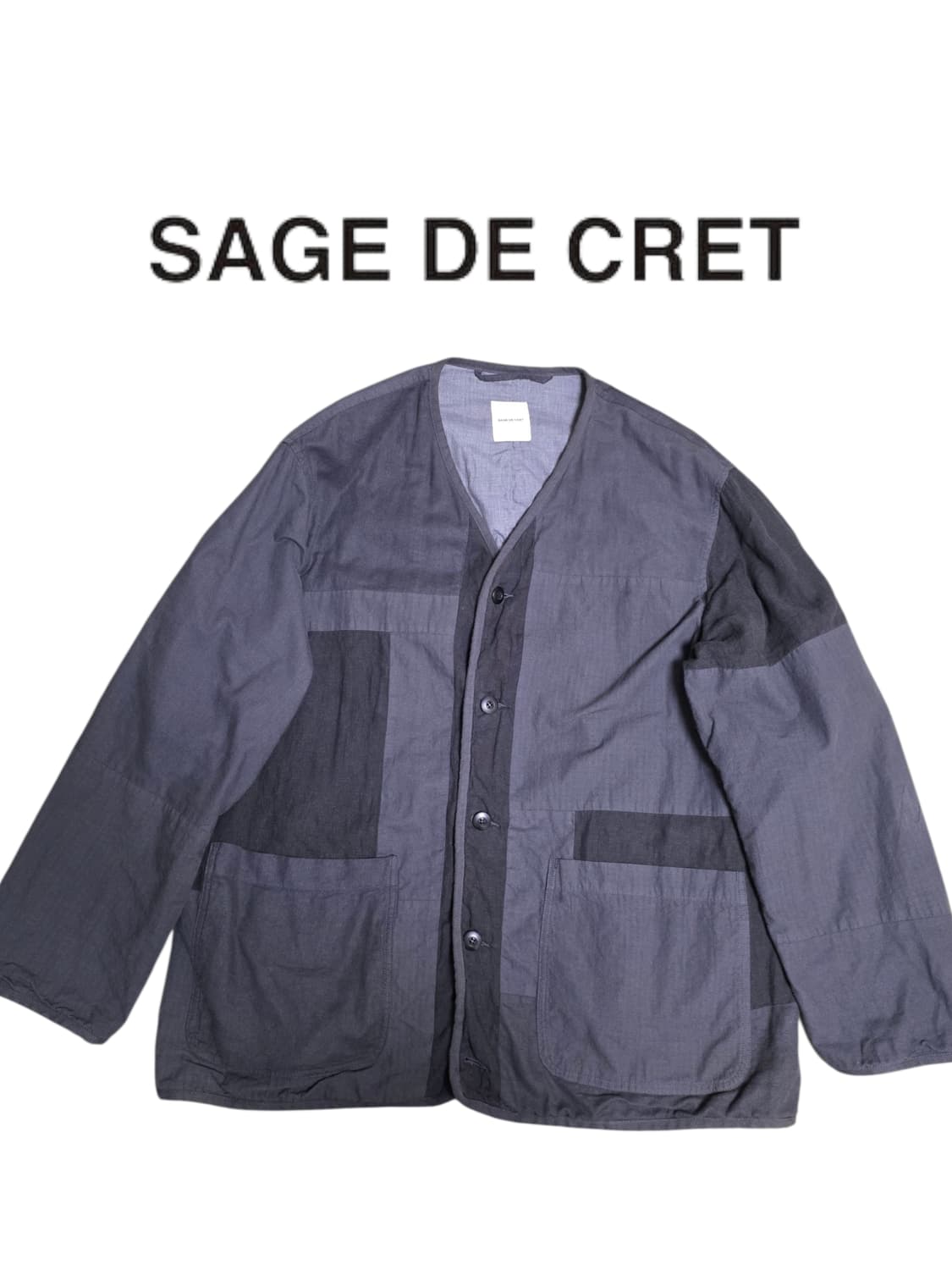 [3] sage de cret 사쥬드크레 패치워크 집업 상품이미지1