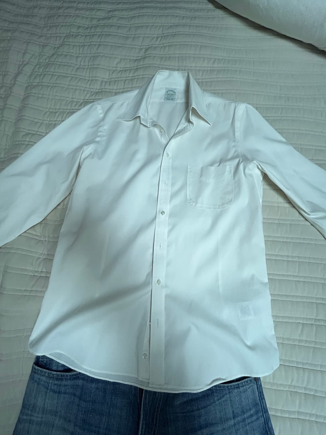 브룩스브라더스 화이트 셔츠 밀라노핏 15-32 상품이미지1