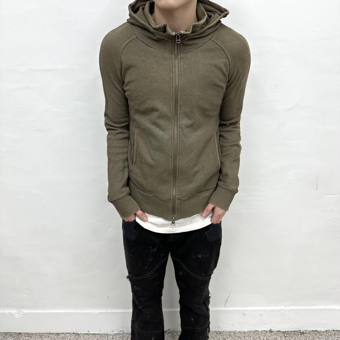 Morgan homme waxed hood jacket 상품이미지1