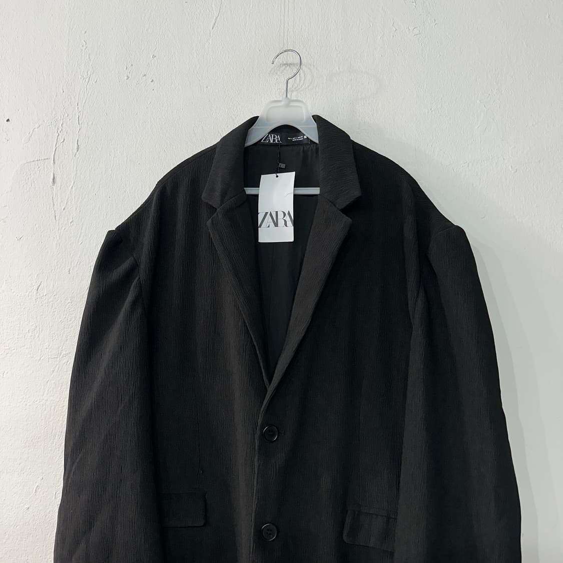 자라 오버핏 주름 블레이저 자켓 100-105 상품이미지2
