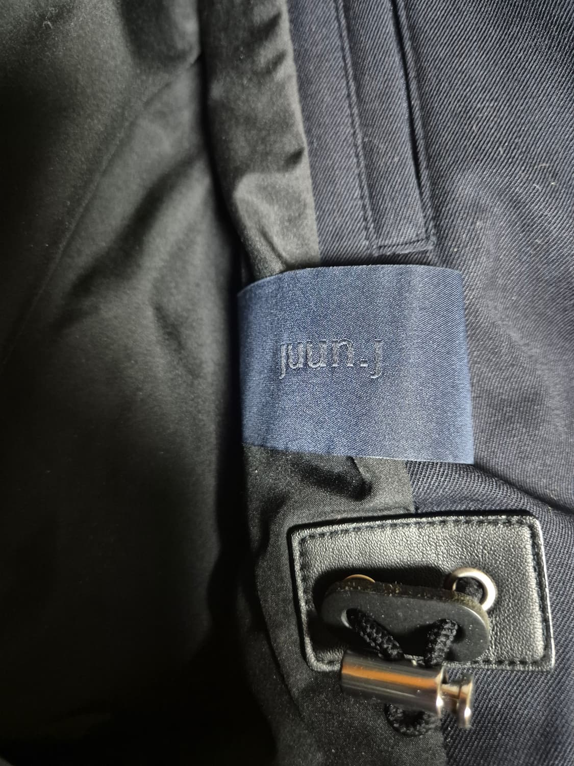 준지 16fw 오버핏 다크네이비 롱패딩 상품이미지7