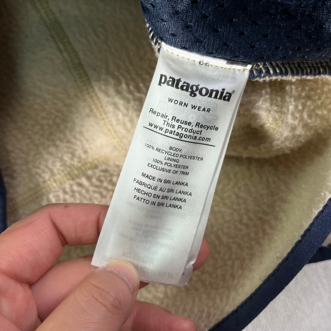 100 파타고니아 레트로 양털 플리스 자켓 상품이미지4