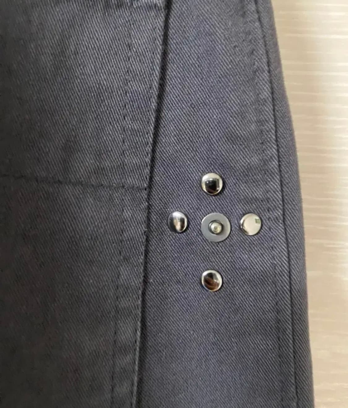 [2] 폴리테루 1011 고시마 리벳 플라워 그린 차콜 상품이미지7