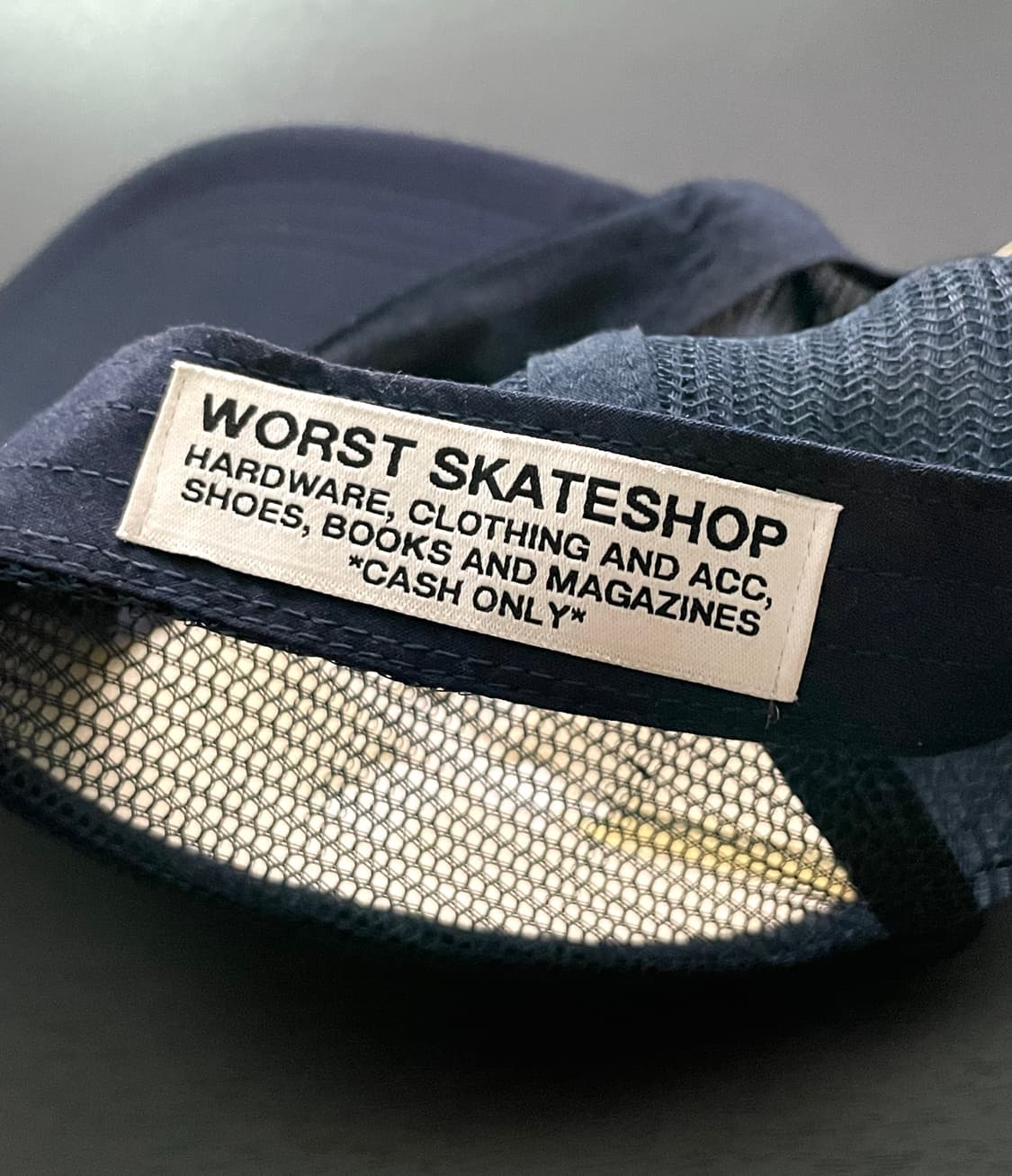 워스트스케이트샵 트러커 캡 네이비 상품이미지4