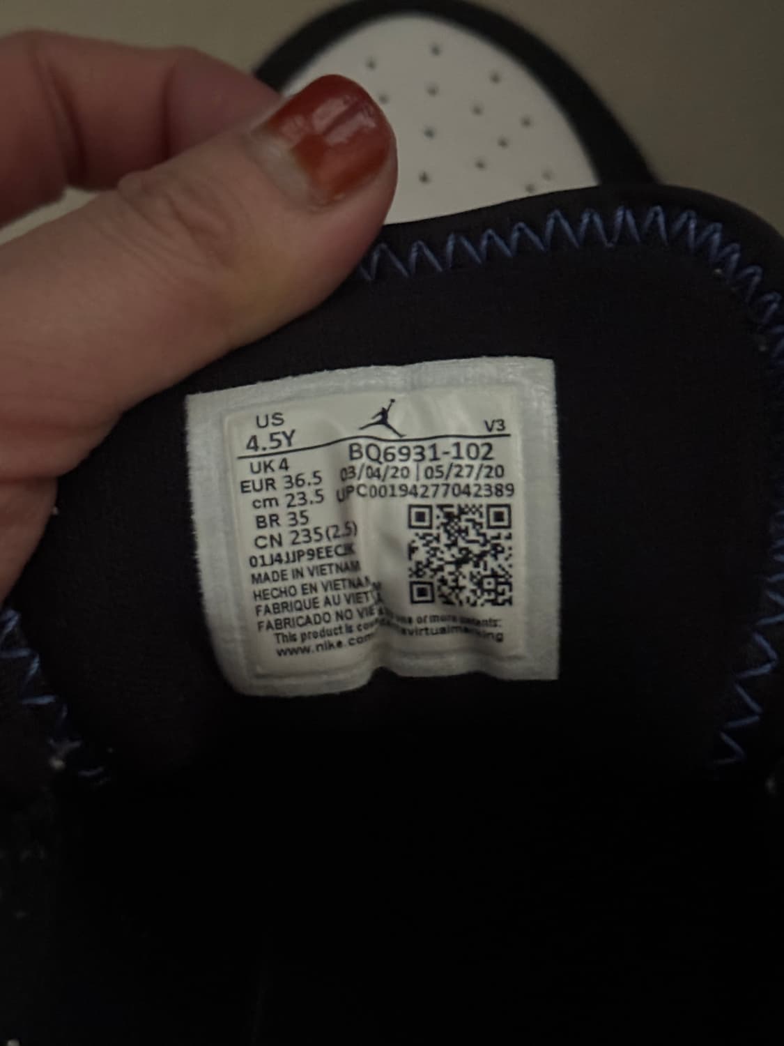 조던 미드 하이퍼로얄 블루 235 상품이미지9