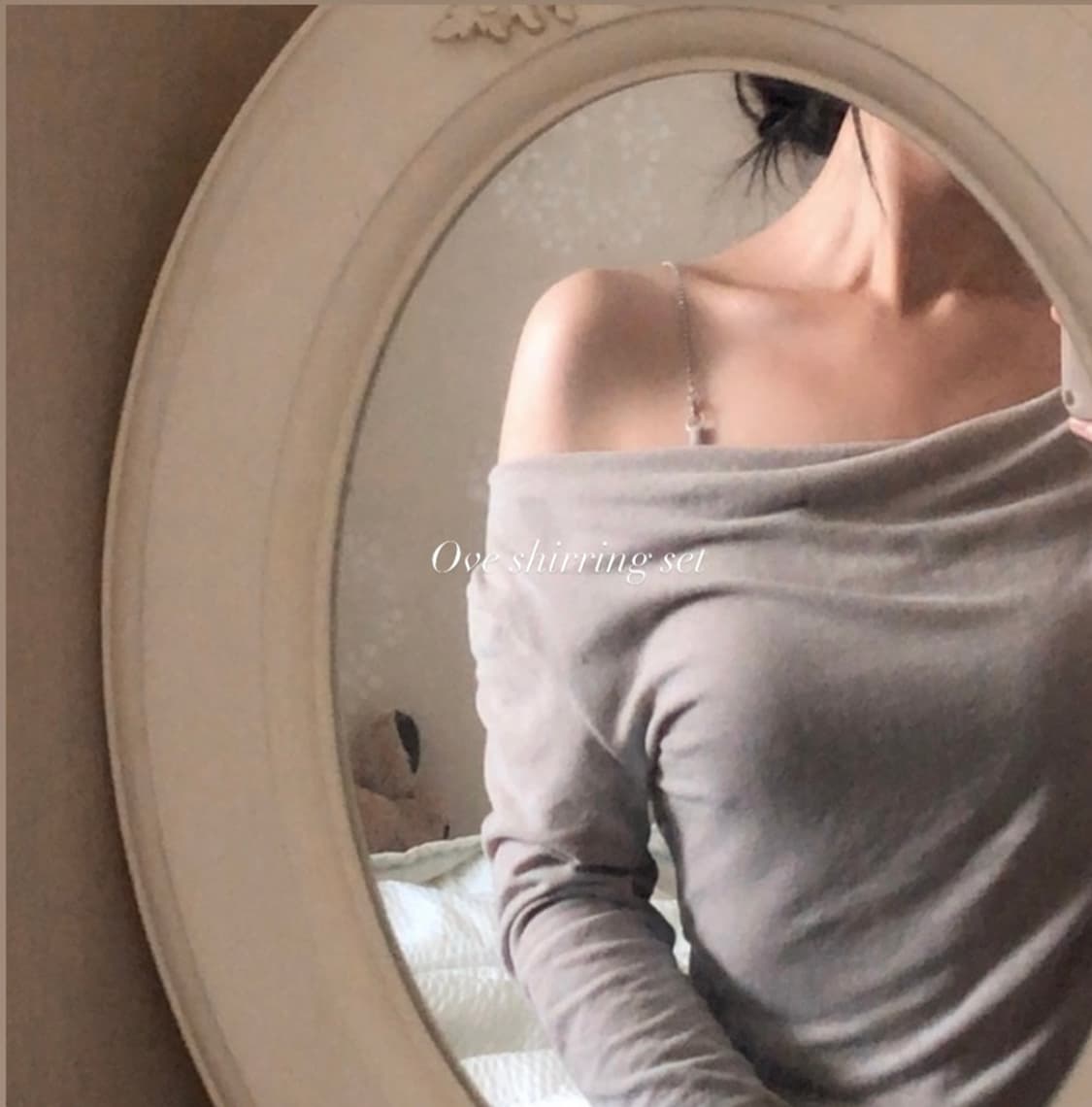 유솝 ove shirring set pink 상품이미지5