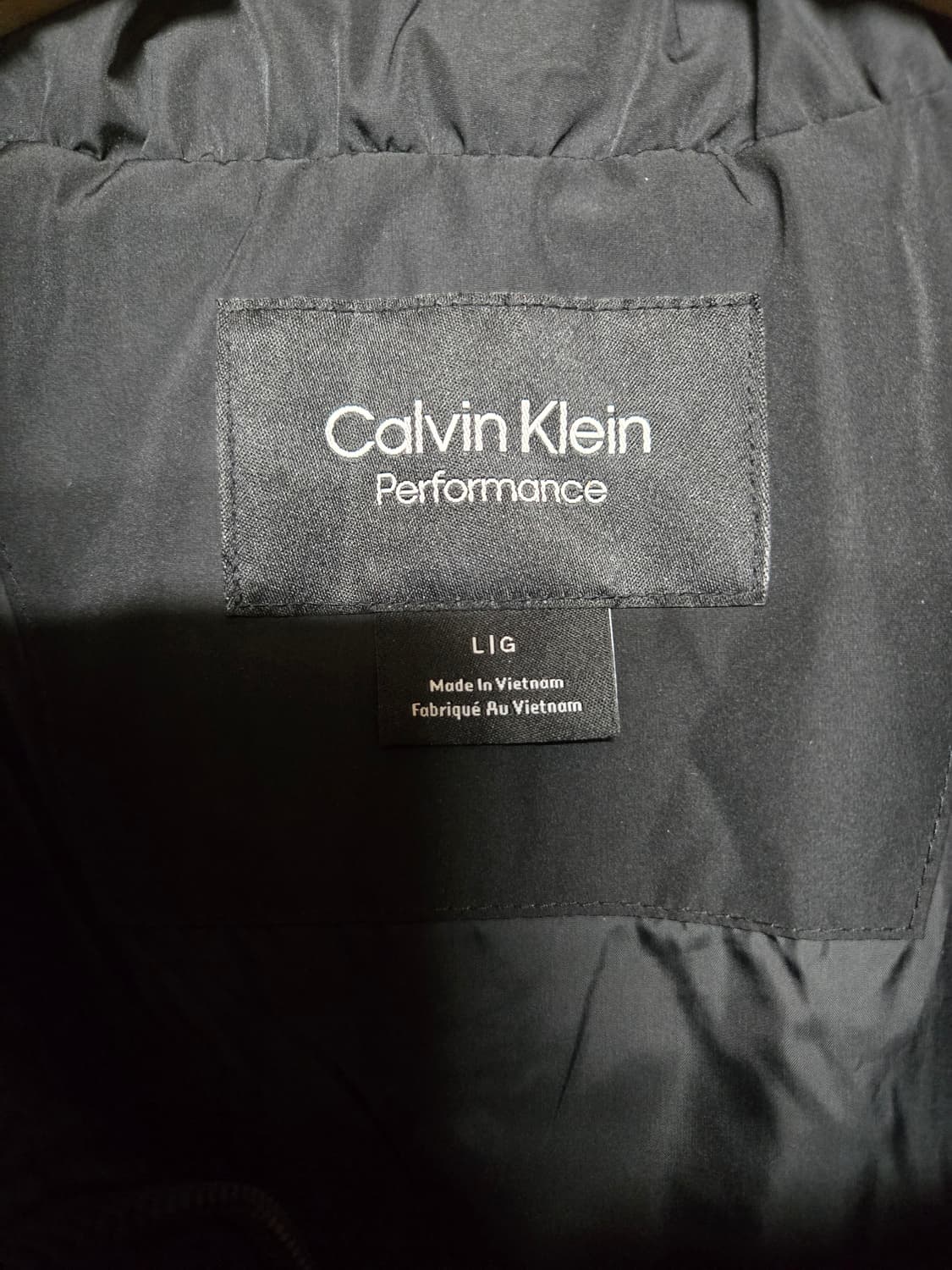 캘빈클라인 퍼포먼스 여성 패딩 L 블랙 벨트X 상품이미지6