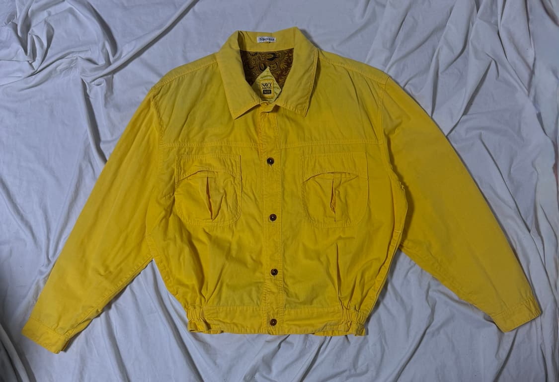 80s Boneville navy arctic 페이즐리 코튼 자켓 상품이미지1