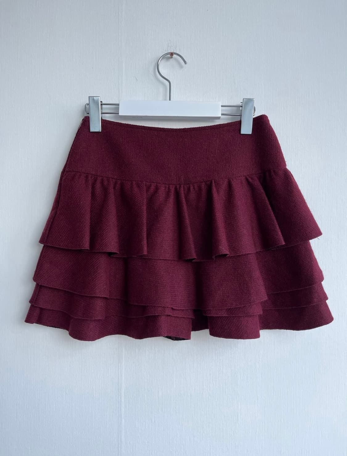 레드와인 하이웨스트 캉캉 큐롯 상품이미지7