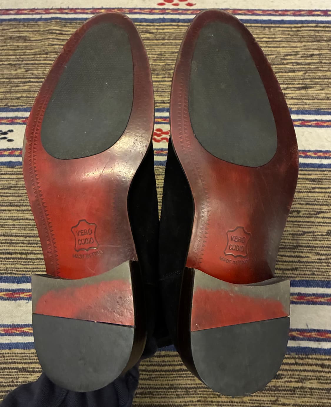 (255~260)피렌체 아뜨리에 소가죽 스웨이드 첼시부츠 블랙 상품이미지7