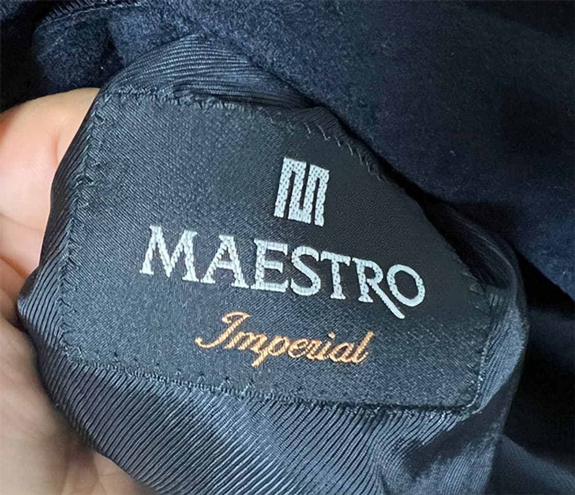 마에스트로 남자 모직 롱코트 캐시미어30 XL 105 상품이미지5