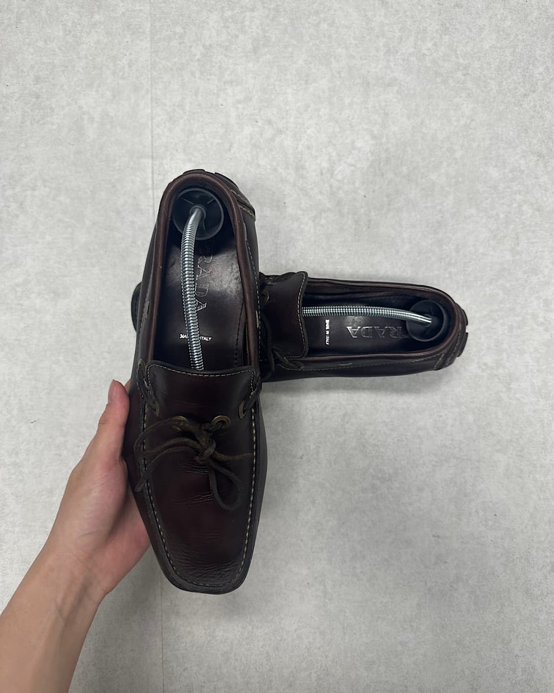 Prada leather driving shoes 상품이미지4