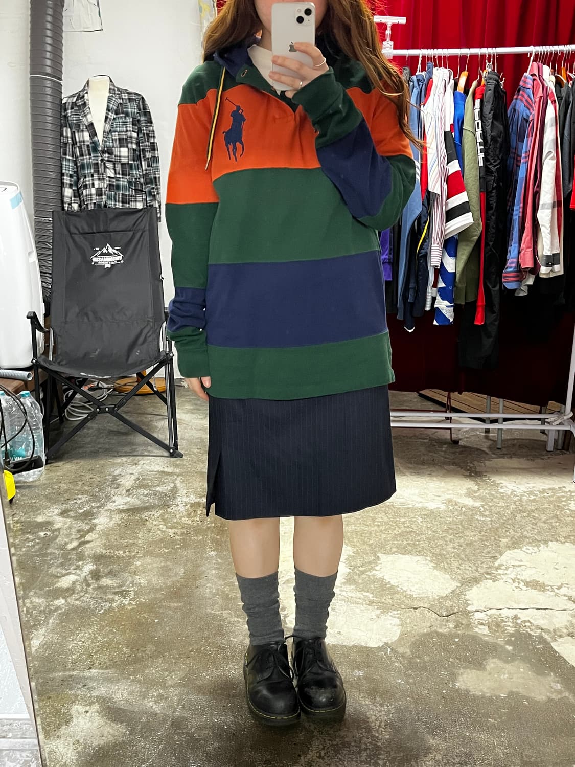 POLO 폴로 럭비 후드티셔츠 L 상품이미지1
