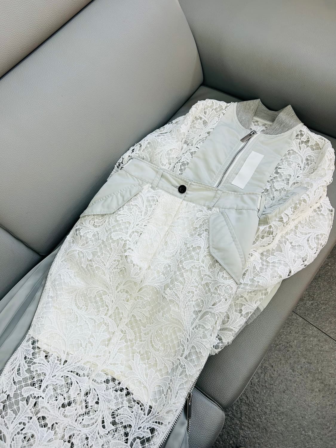 사카이 레이스 Ma-1 자켓, 스커트 셋트(2) 상품이미지3